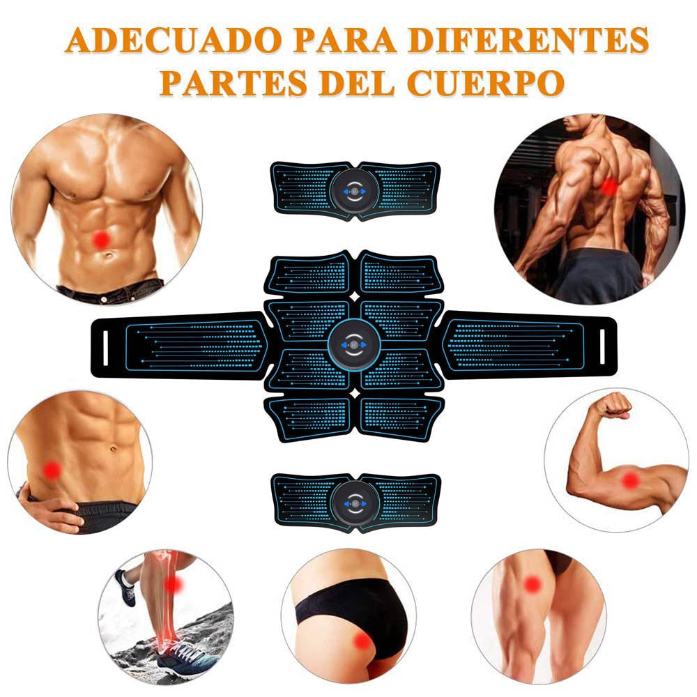 "Ultimate Ab Toner: Sports Vibration Belt Machine for Powerful Abdominal Muscle Stimulation and Fitness Training at Home Gym"