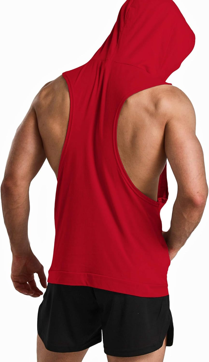 "Ultimate Muscle-Building Tank Tops for Men - 2 Pack - Sleek Black & Red - Perfect for Gym and Fitness Enthusiasts - Size S"