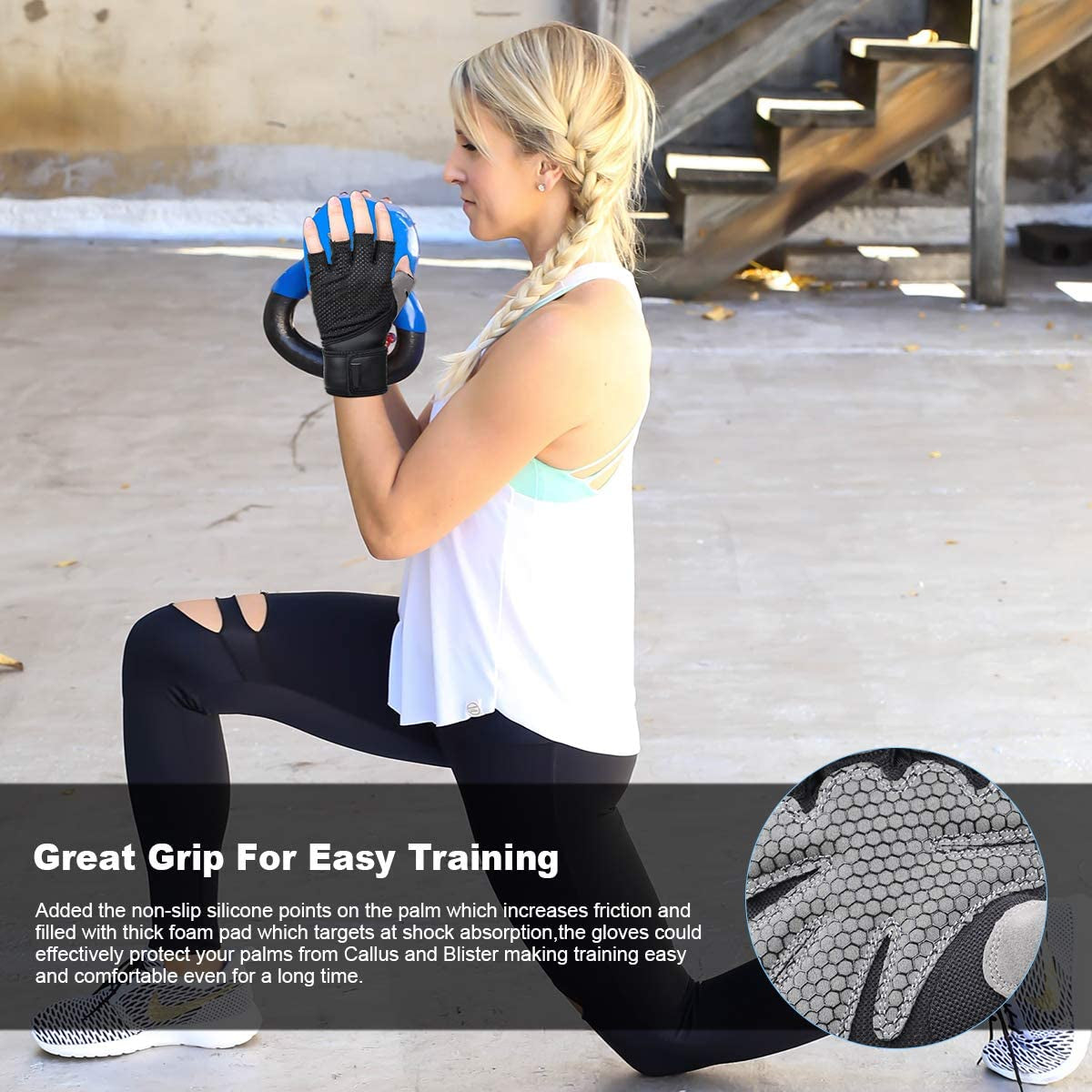 "Ultimate Workout Gloves: Enhanced Grip, Full Palm Protection, and Wrist Support for Intense Fitness Training, Weightlifting, Rowing, Biking, and Gym Workouts"